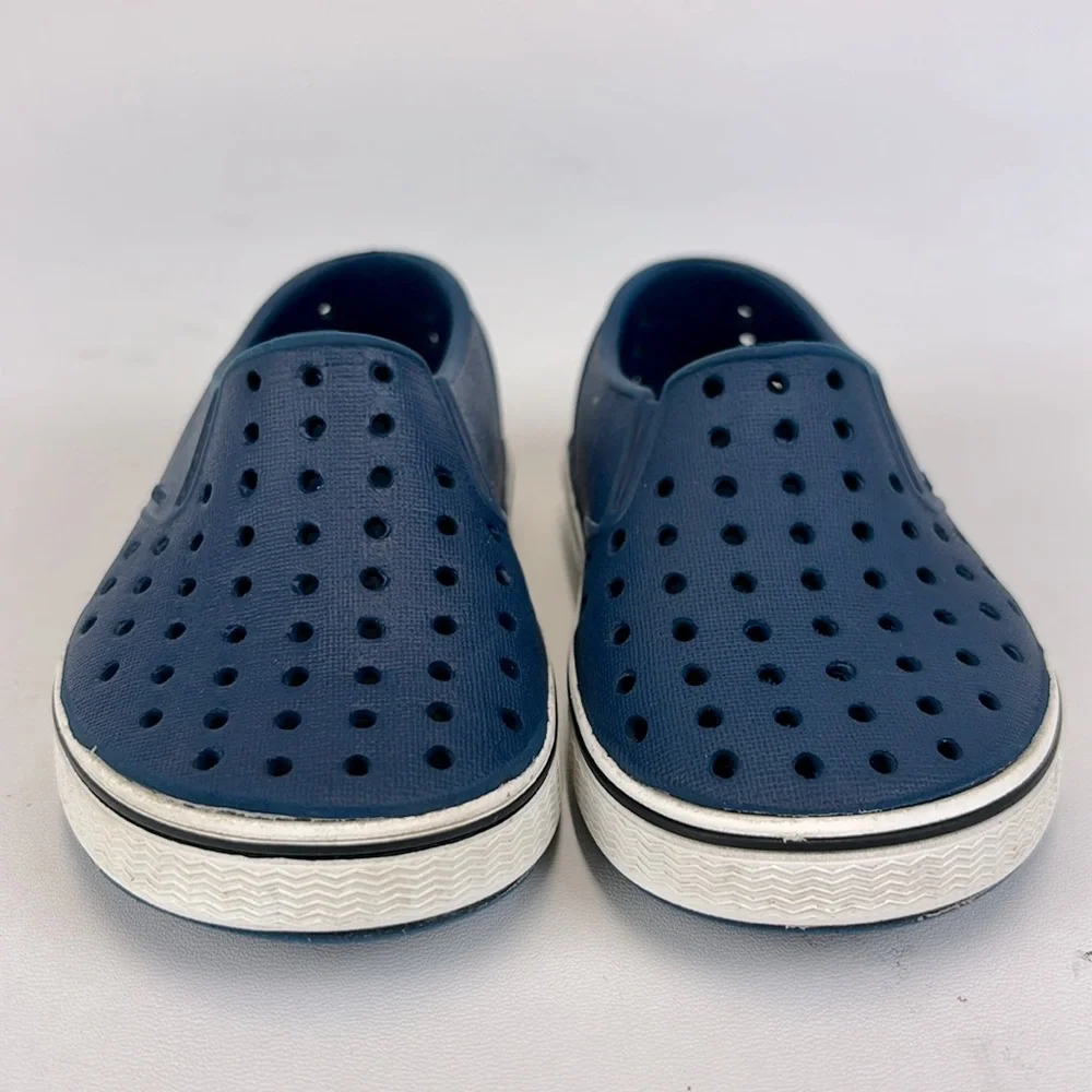 NATIVE Miles Navy Blue Slip-On Waterproof Shoes Size C6